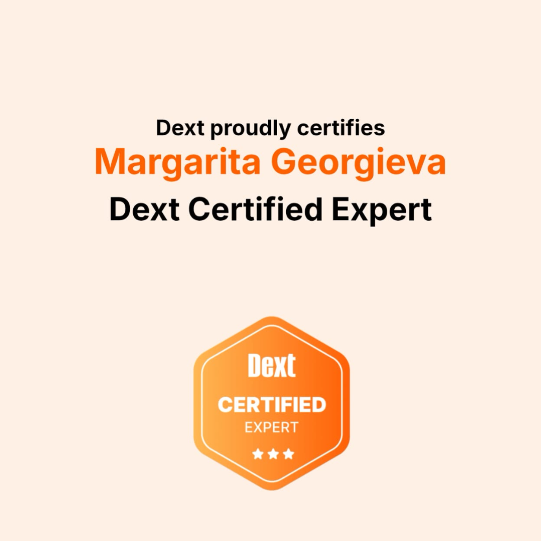Dext Certified Expert certificate